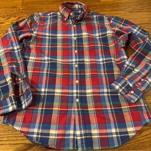 Ralph Lauren Red and Blue Plaid Shirt